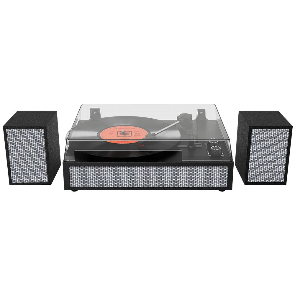 Портативный проигрыватель винила с Bluetooth и колонками