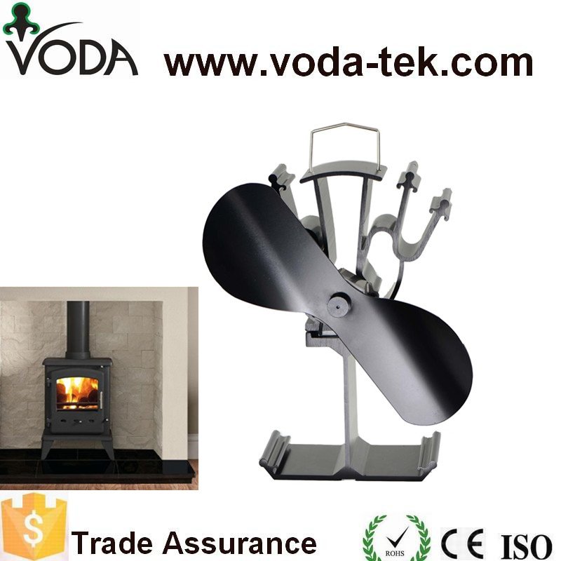 Heat Powered Stove Fan-2 Blade in Nickle