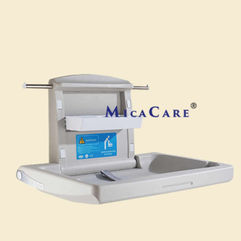 Surface Mounted Horizontal Baby Changing Station with Station Liner