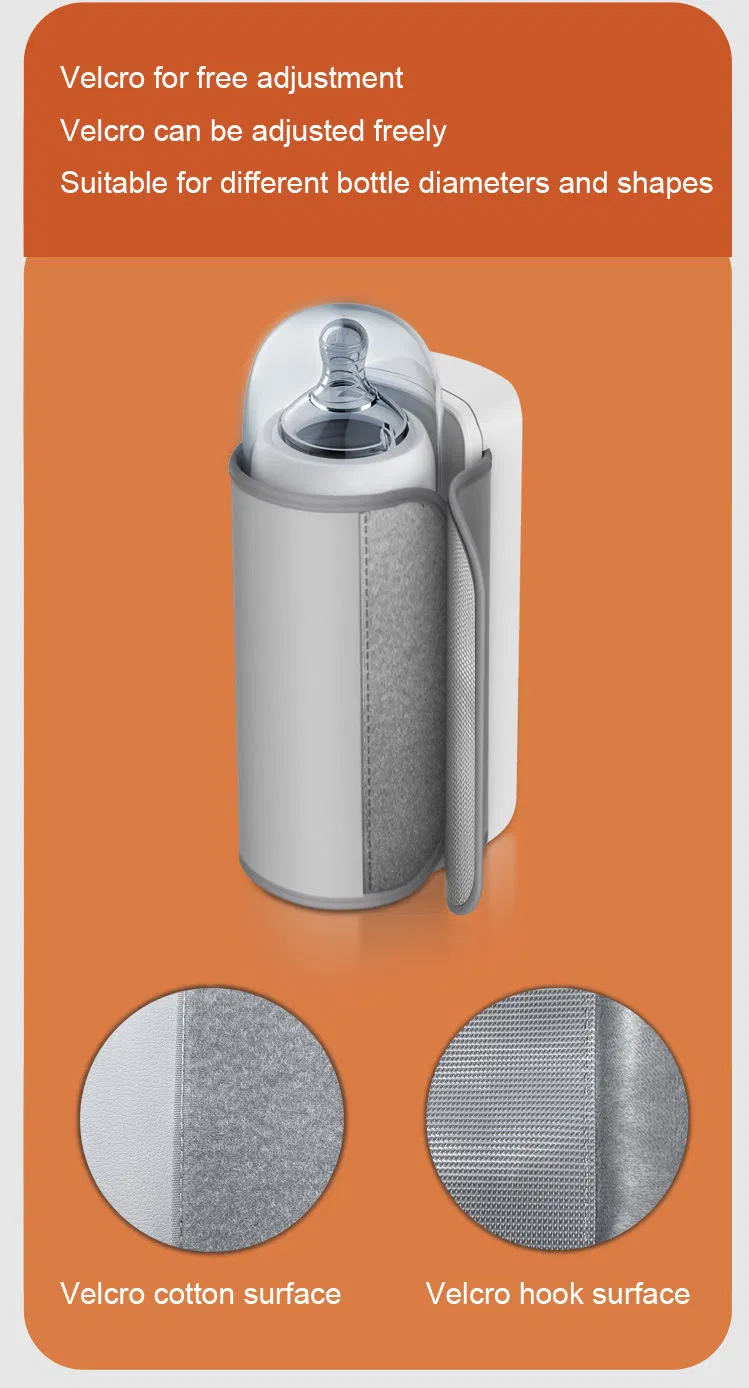 6000mAh Portable Rechargeable USB Travel Milk Warmer Heated Baby Bottle 18W