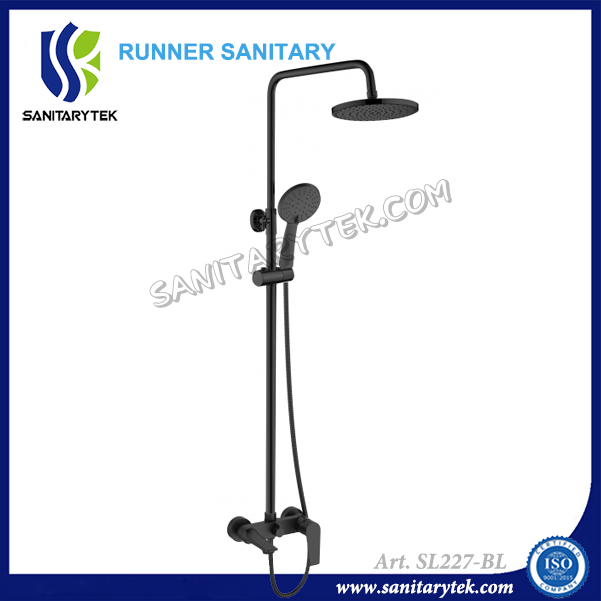 Смеситель для душа настенный с дождевой лейкой