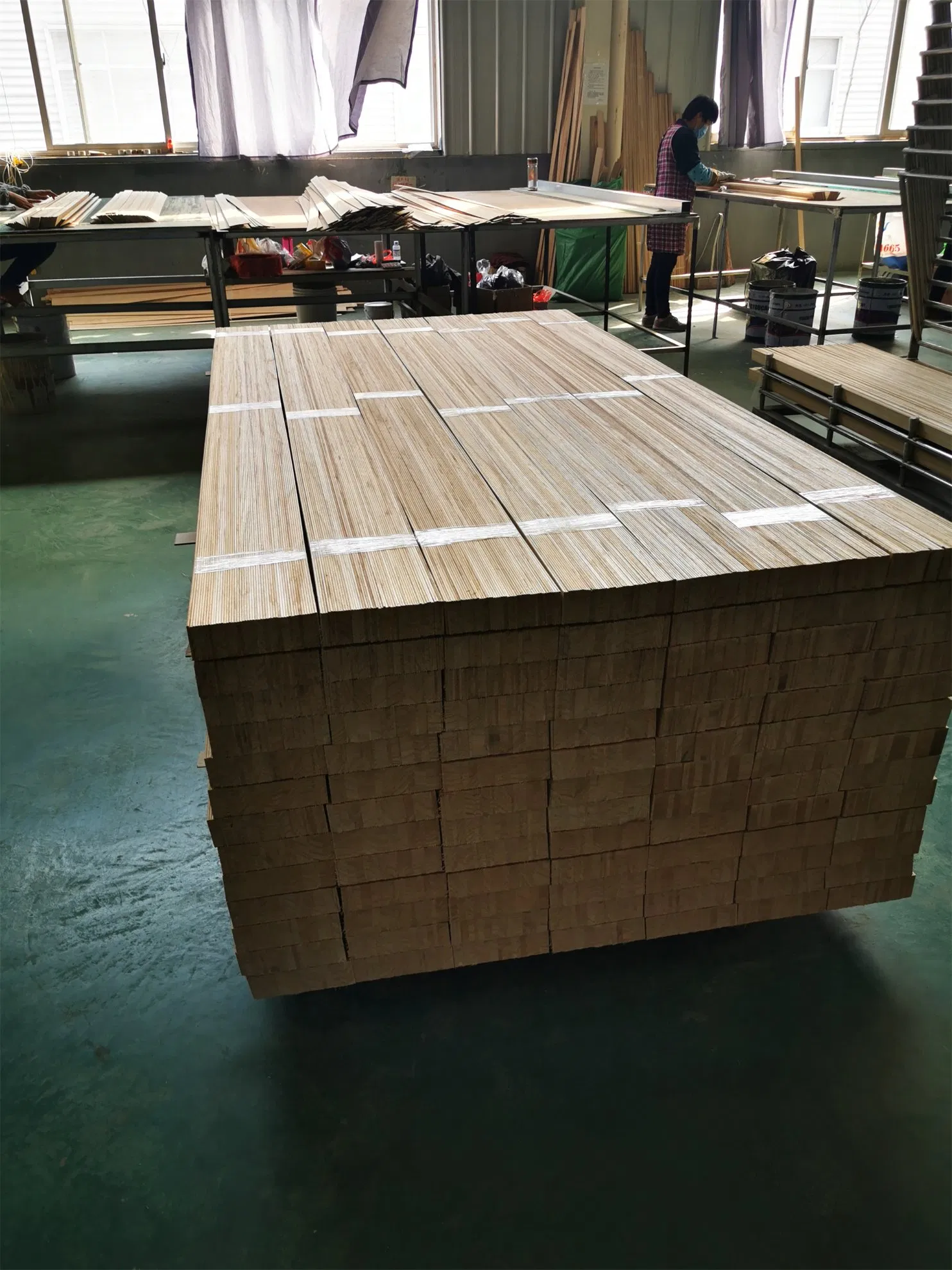2inches 50mm Stain Natural Color Paulownia Wood Blinds Slats