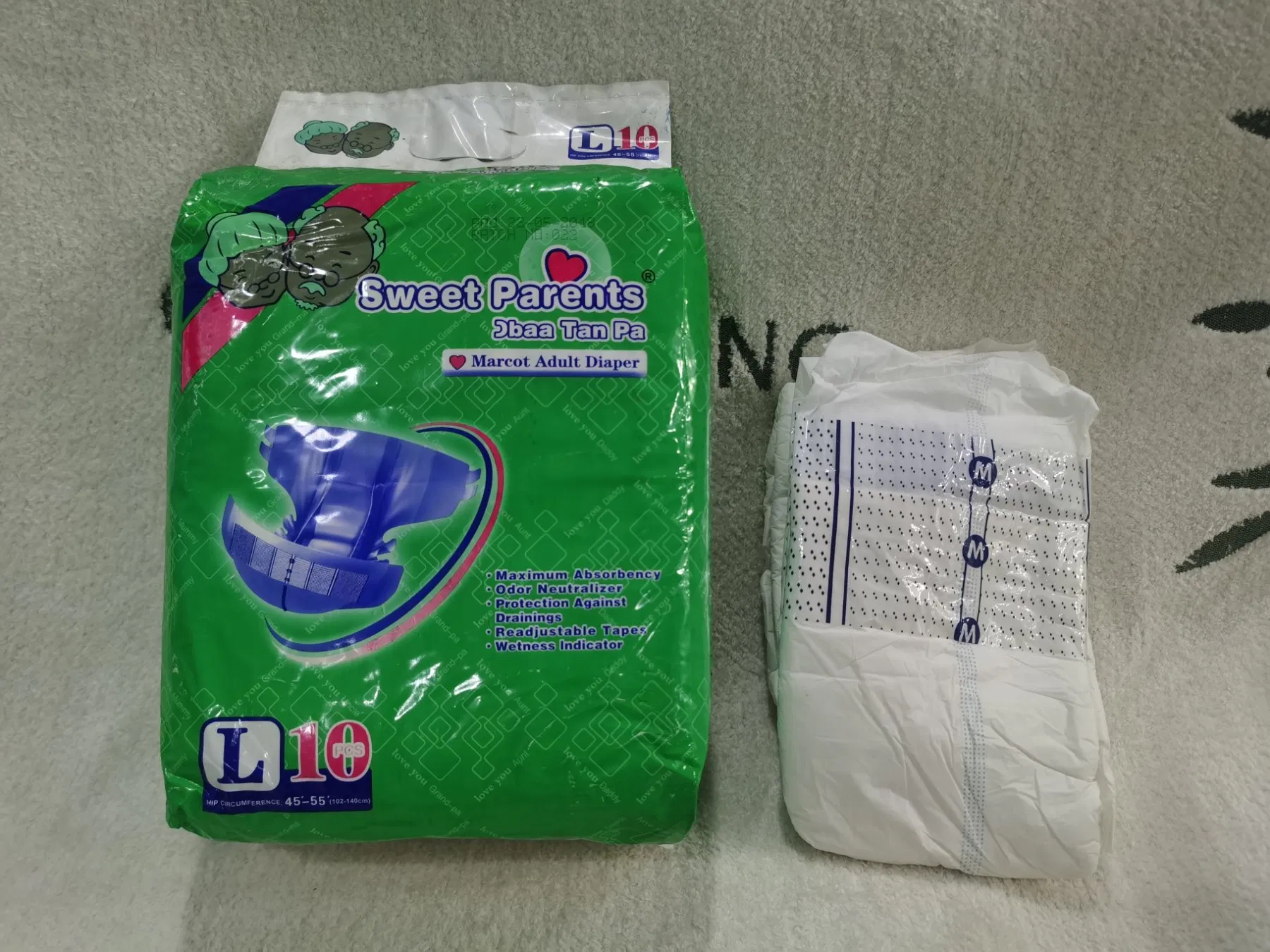 Cheapest Super Absorption Disposable Adult Diapers From China Manufacturer