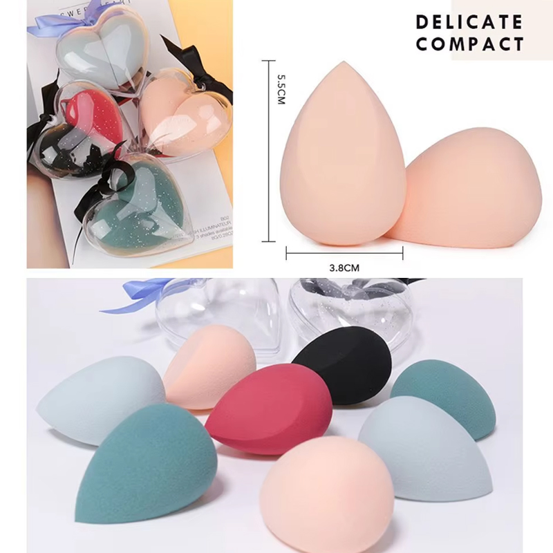 Ditong Heart Shaped Cosmetic Egg Puff