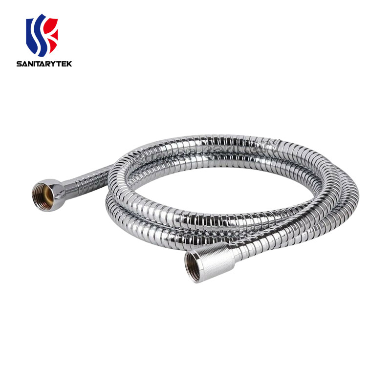 Chrome Stainless Steel Double Lock Hand Shower Hose (H01-003)