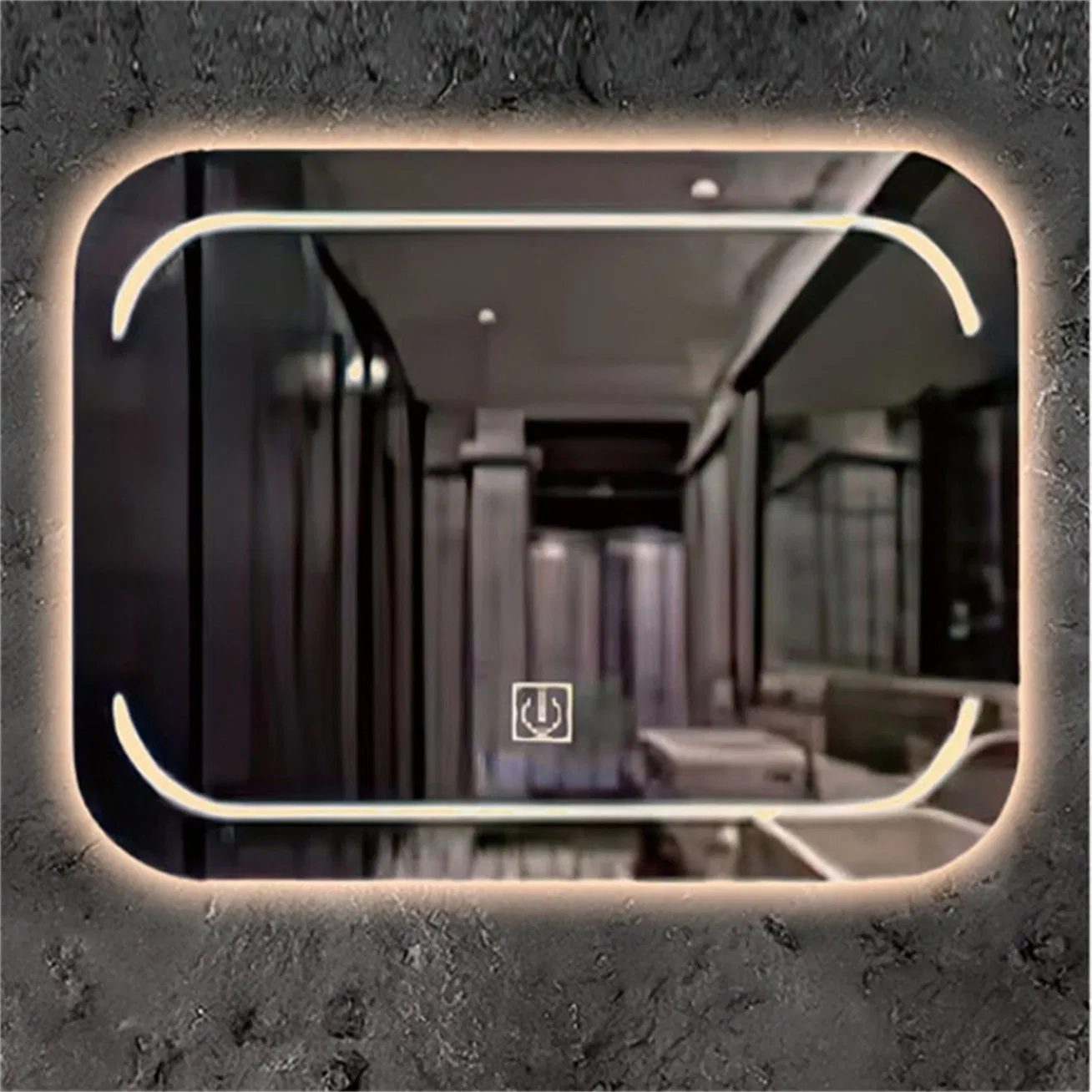 Hot Sale Cheap Price Custom Logo 4mm Bathroom LED Mirror