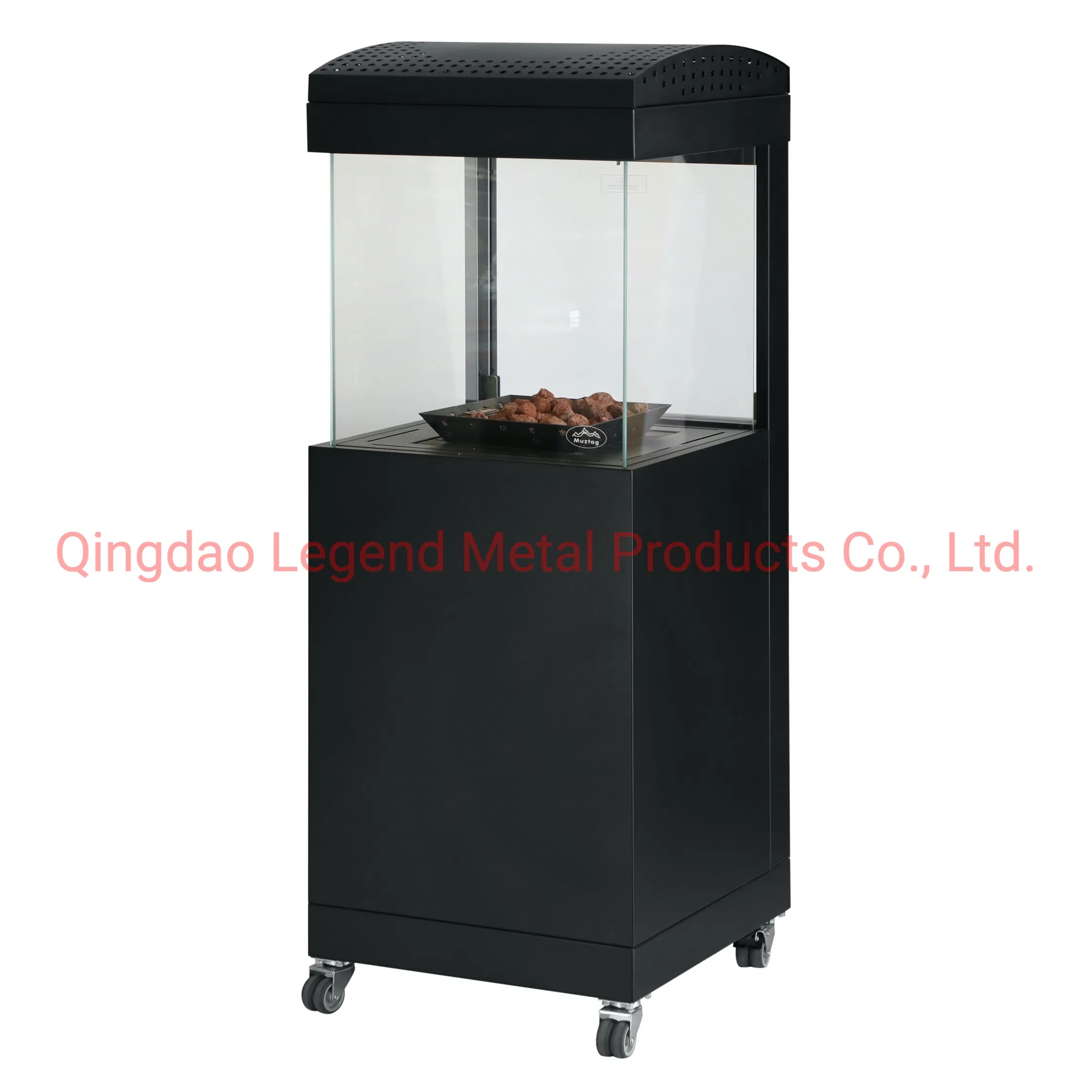 LPG Outdoor Gas Fireplace with Glass View Flame with 7.3 Kw
