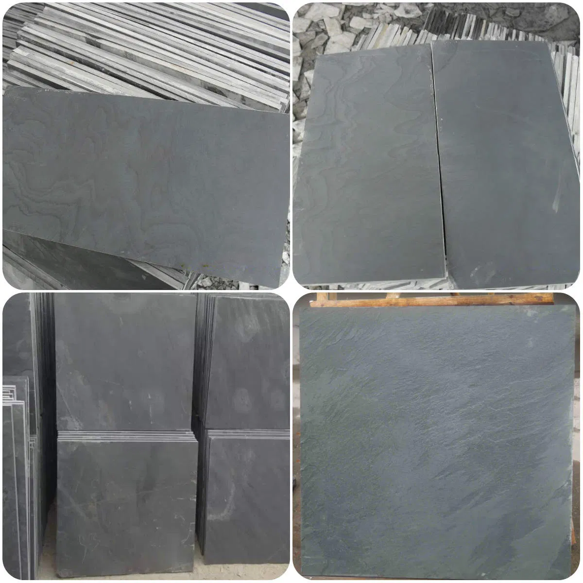 Black Grey Limestone Stone Paving/Tiles