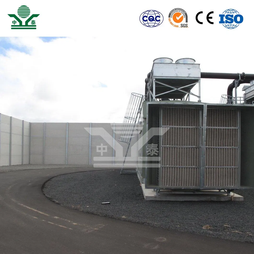 Zhongtai Sound Reducing Barriers China Suppliers Noise Isolating Barriers 5+5 Tempered Glass Material Cooling Tower Sound Barrier