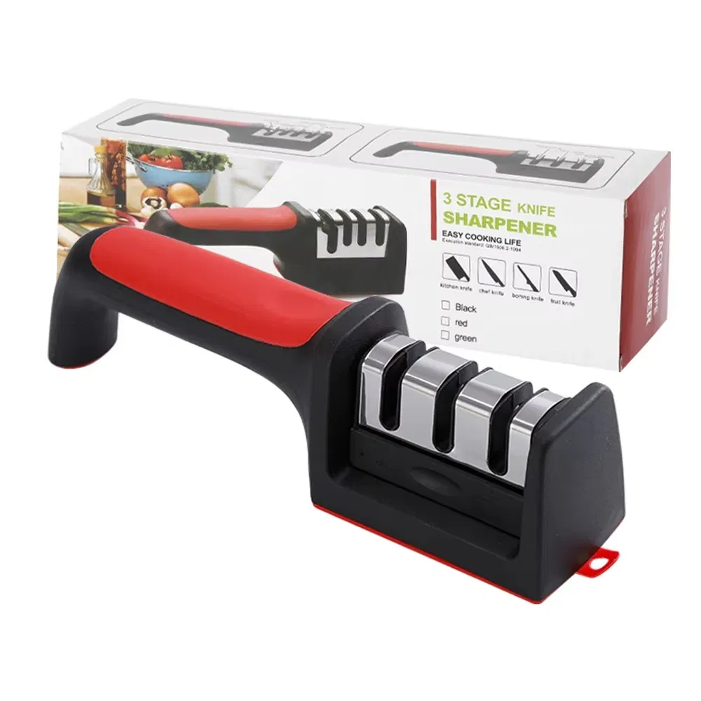 New 4 in 1 Household Knife Sharpener Creative Manual Fast Sharpening Knife Scissors Tool Knife Sharpener