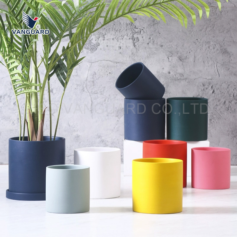 Wholesale Home Decoration Porcelain Small Pot Planter Classic Indoor Outdoor Plant Pot Ceramic Flower Pot for Garden Decoration