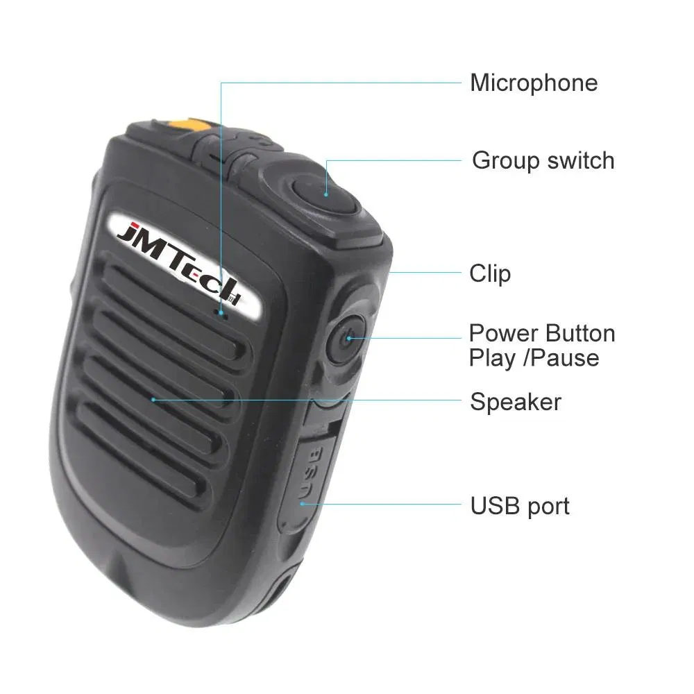 Беспроводная гарнитура Jmtech B01 для рации с PTT и Bluetooth