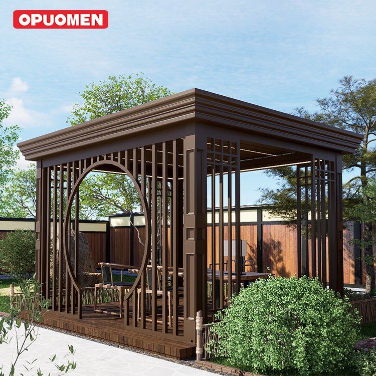 Stylish Aluminum Louver Pergola Offering Shade and Insulation Solutions