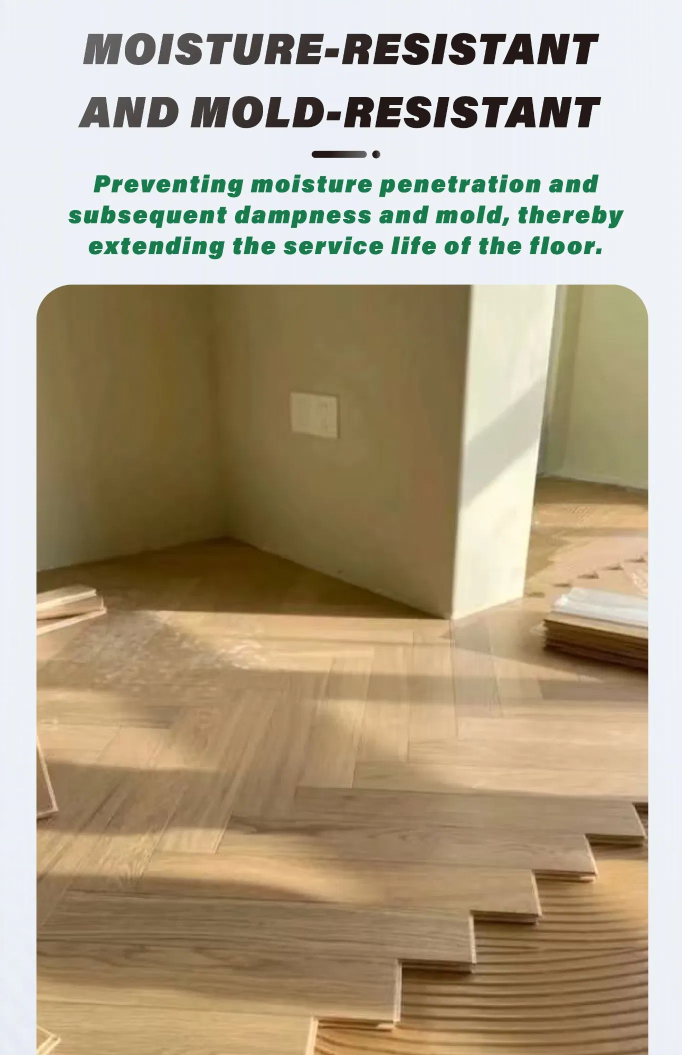Green Self-Leveling Compound for Wood Flooring Renovation Projects