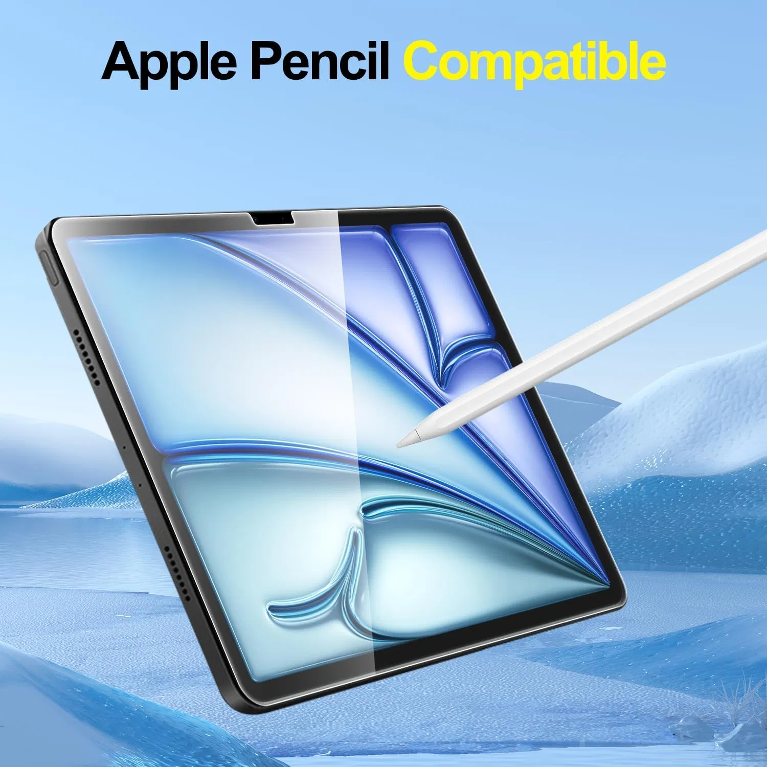 Защитное стекло 2.5D 9H для Apple iPad Air 11 (2024)