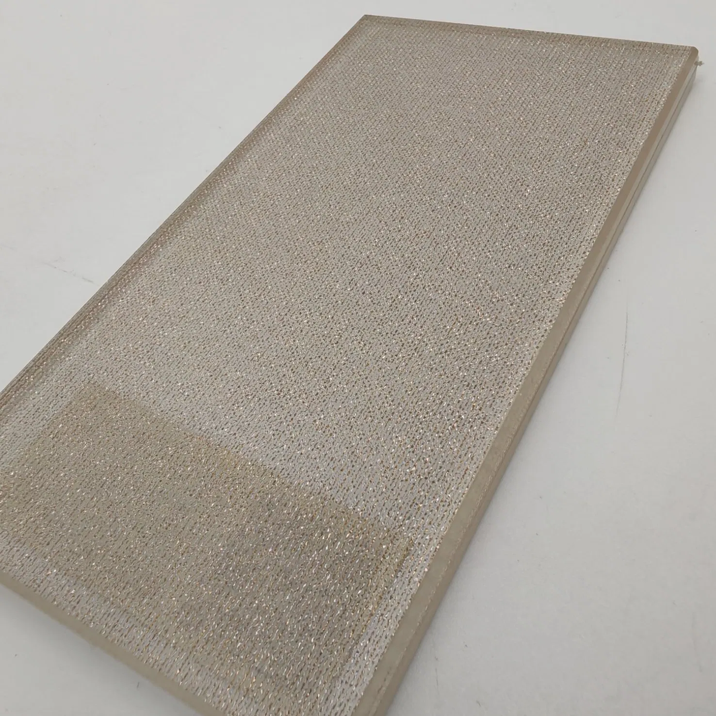 Decorative Mesh Glass Panels for Elegant Feature Wall Designs
