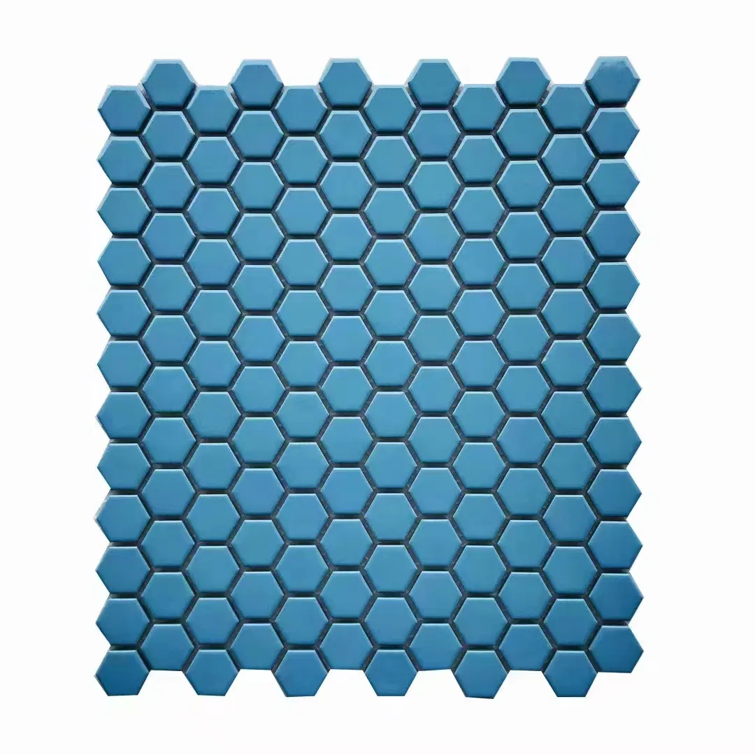 Глянцевые керамические мозаичные плитки-галька