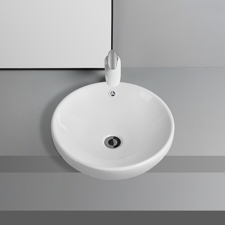 Керамическая раковина для ванной ACB8029 с тумбой