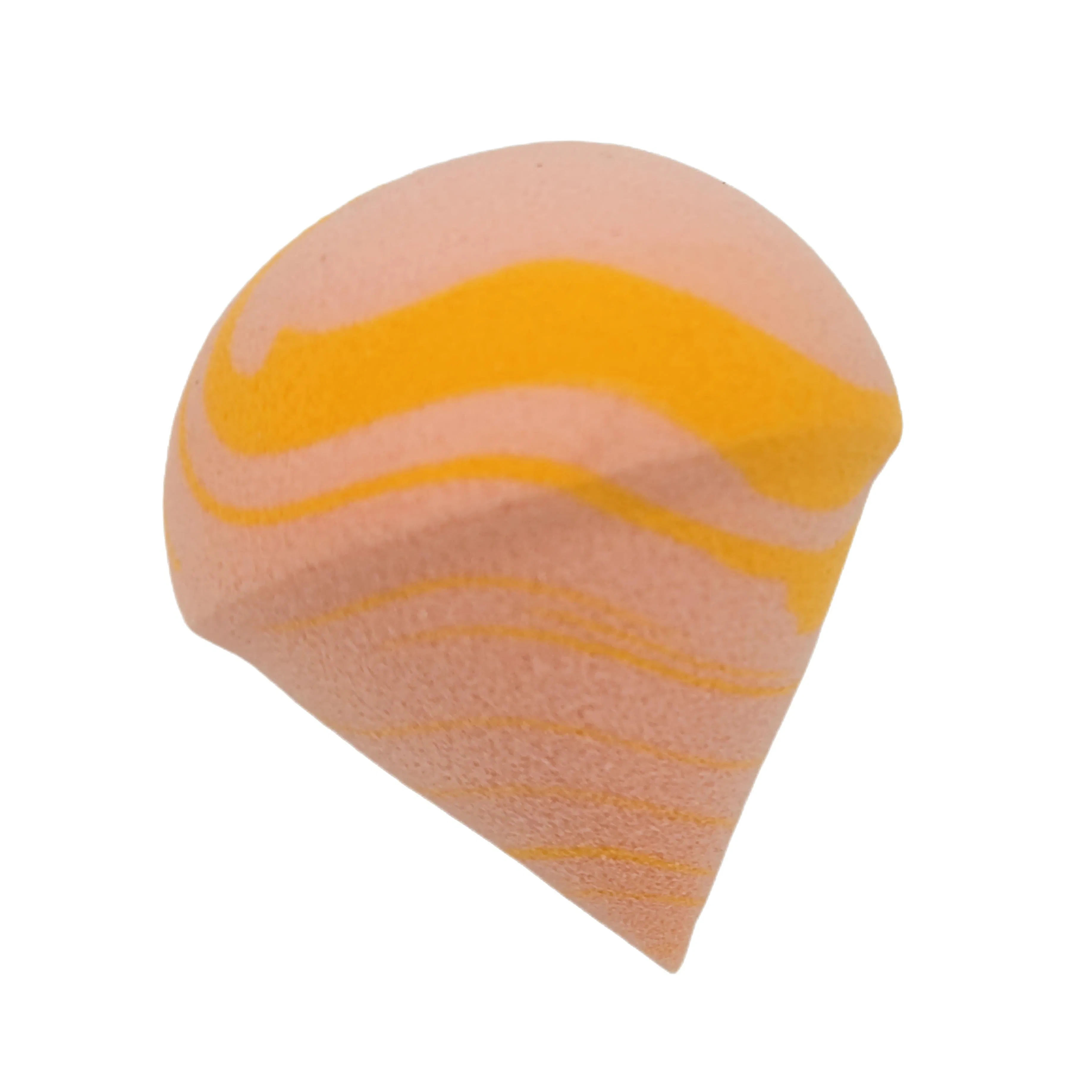 Hot Selling Colourful Soft Makeup Puff Tip Special Shaped Oblique Cut Foundation Blender Blending Sponges