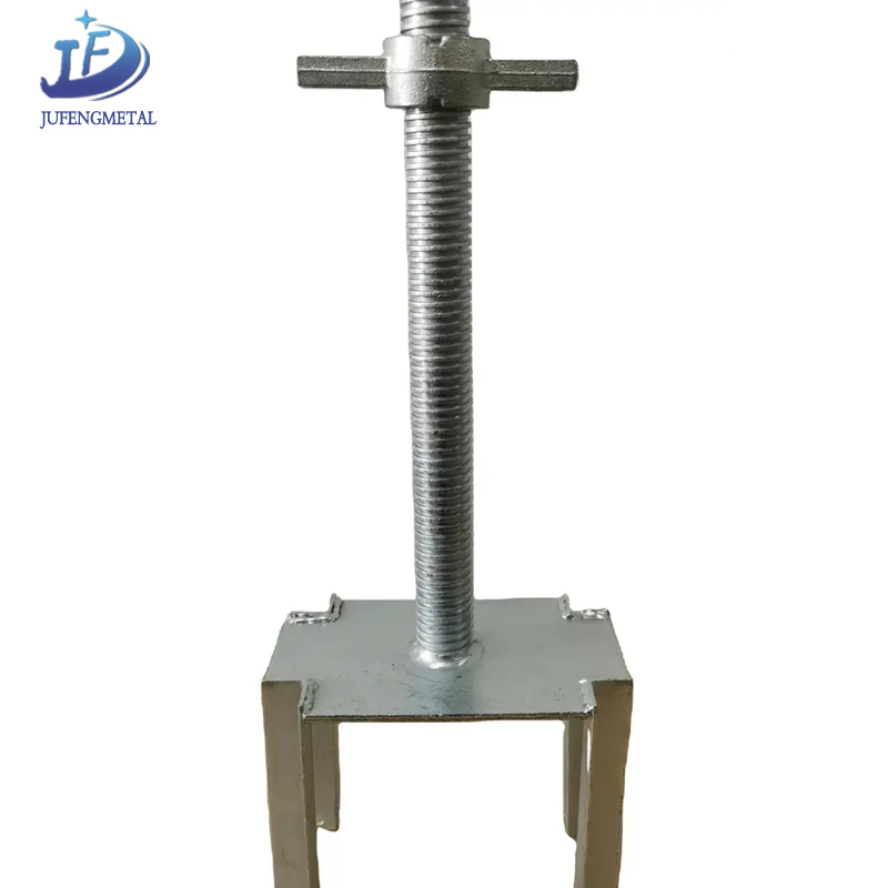 Galvanized Adjustable Steel U Fork Head Jack for Shoring Prop Construction