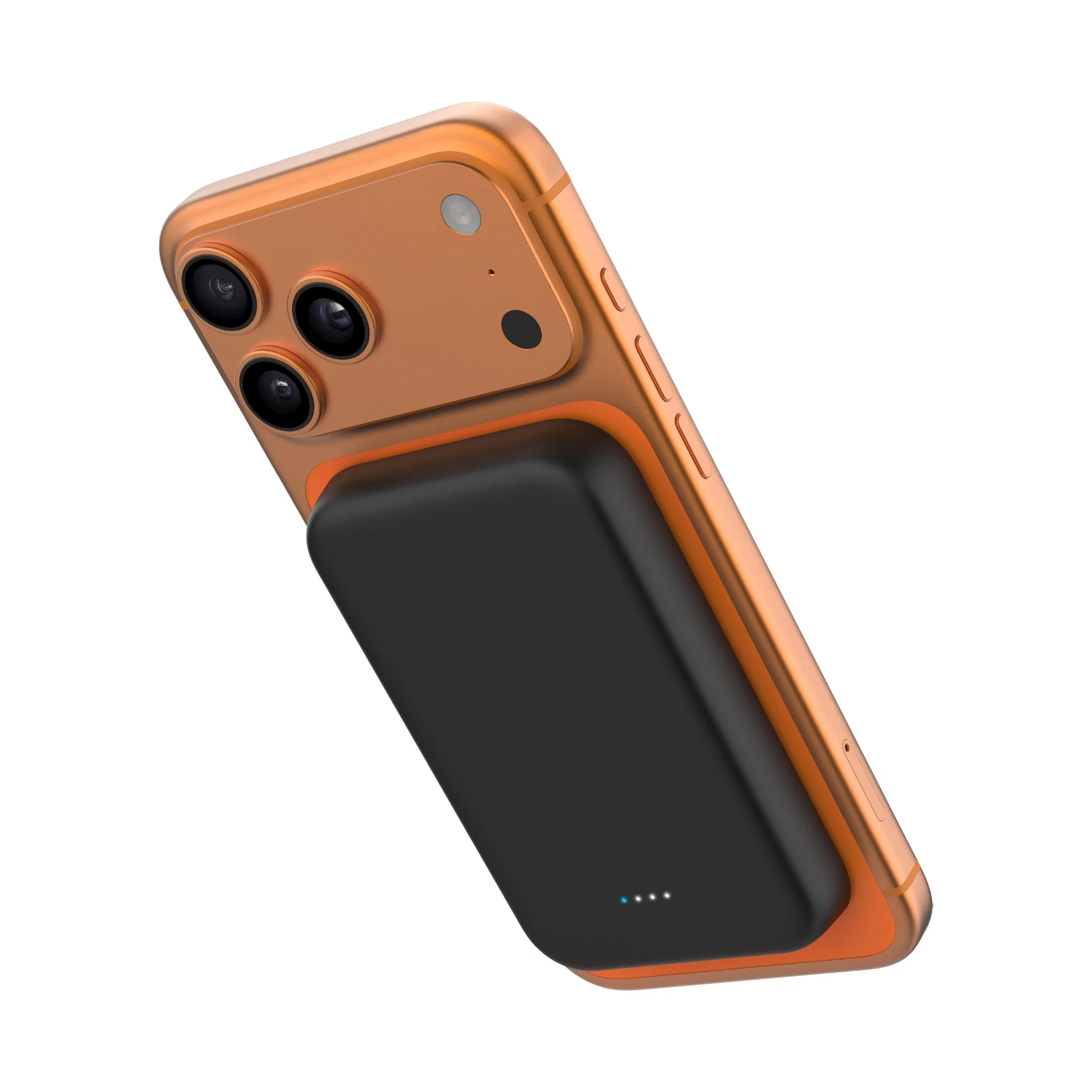 Магнитный Power Bank 5000 мАч с беспроводной зарядкой