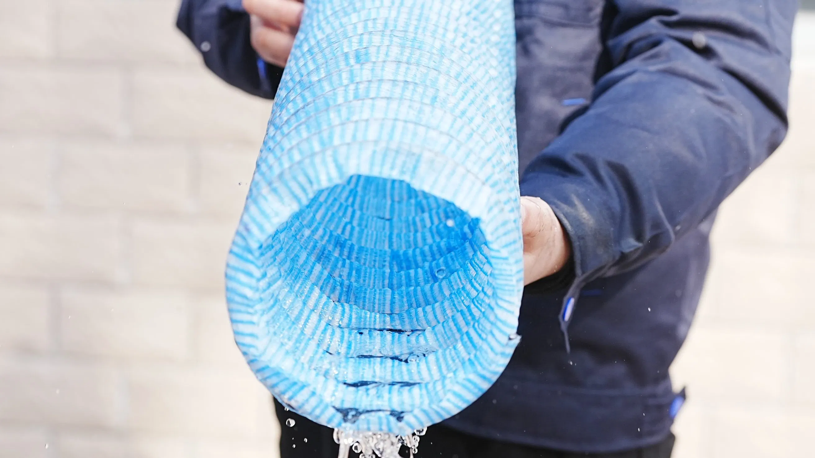 Soft Penetration Underground Drainage Plastic Pipe Permeate The Water Belt
