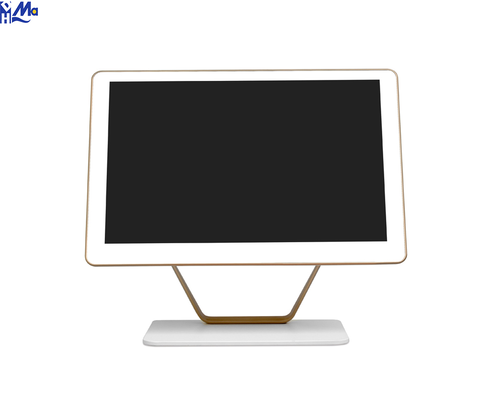 15.6+10.1 Inch LED Monitor Dual Display Touch Screen POS Terminal Cash Register with Two Monitor 607