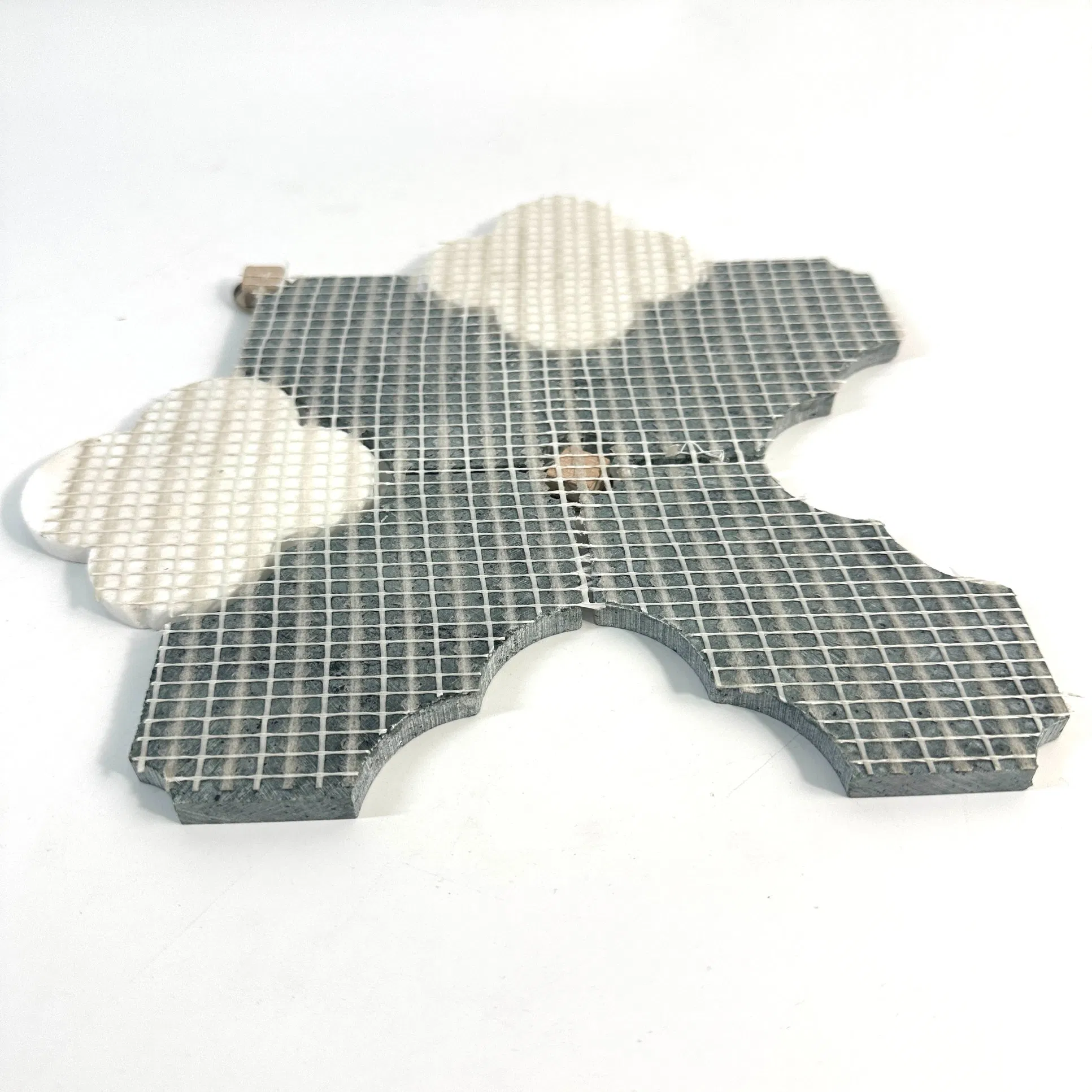 Мозаика из натурального камня «Цветочная смесь» 200x200 мм