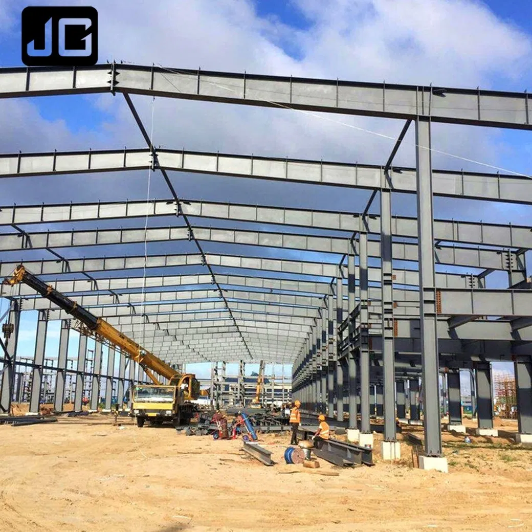 Fabrication Welded Steel Structure Construction Galvanized Painted Garage