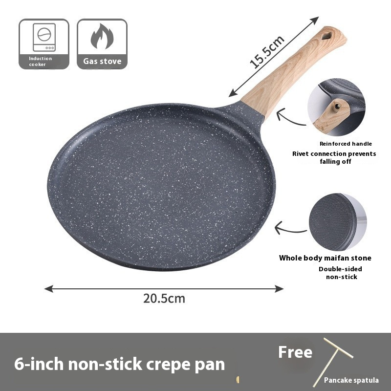 Premium Nonstick Crepe Pan for Effortless Cooking and Flipping