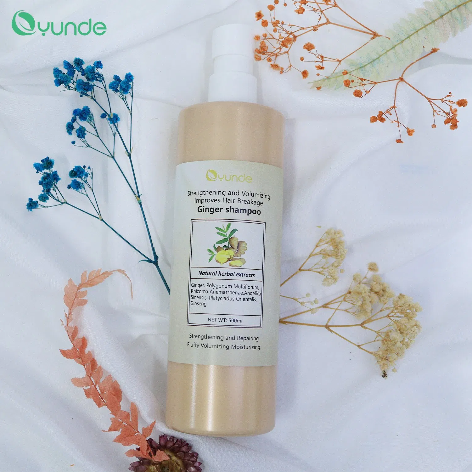 Oyunde Ginger Shampoo Improve Hair Loss Smooth and Silky Hair Care