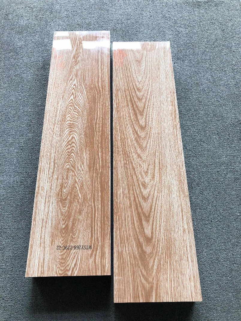 MTSY268-2291 Foshan 200X1200mm 200X1000mm Glazed Polished Porcelain Flooring Wooden Tile