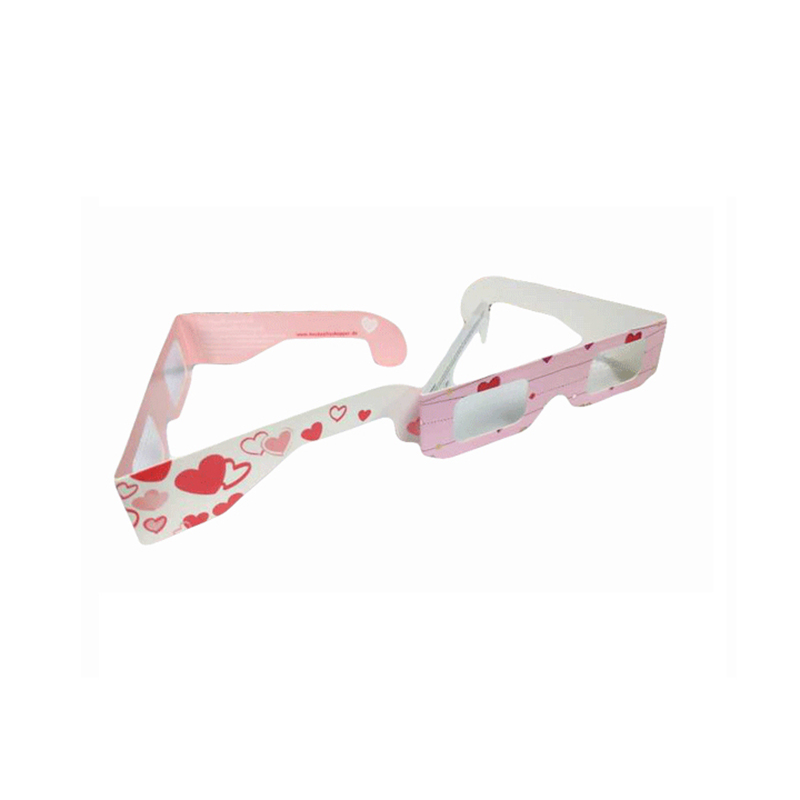 2022 Heart Effection Glasses Fireworks Glasses Paper 3D Rainbow Effect Glasses