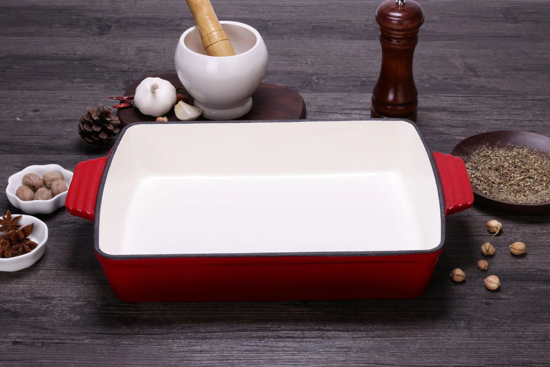 Enamel Cast Iron Baking Pan Enamel Cast Iron Roasting Dish