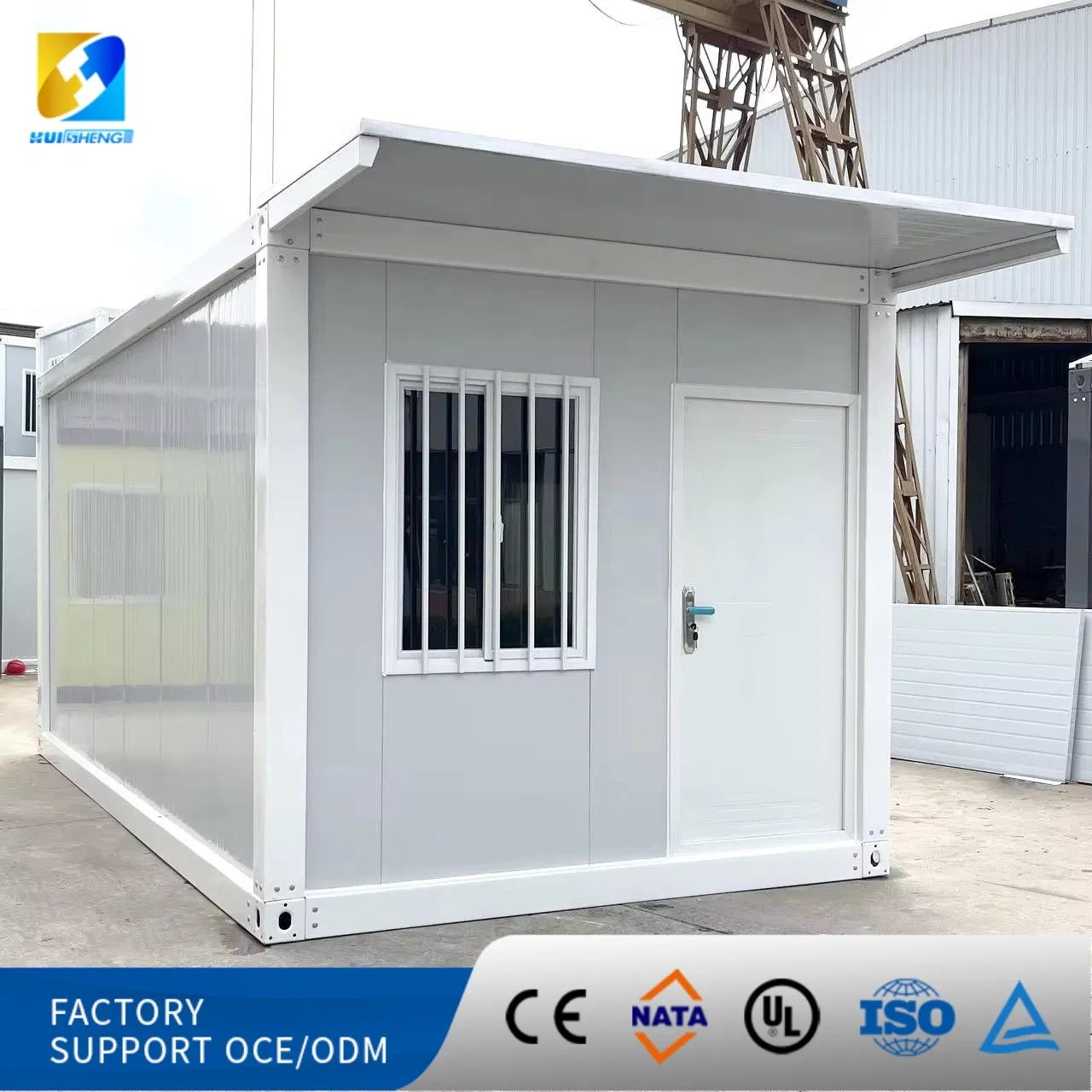 Custom Affordable Portable Folding Prefabricated Flat Pack Container House for Store Office Hotel