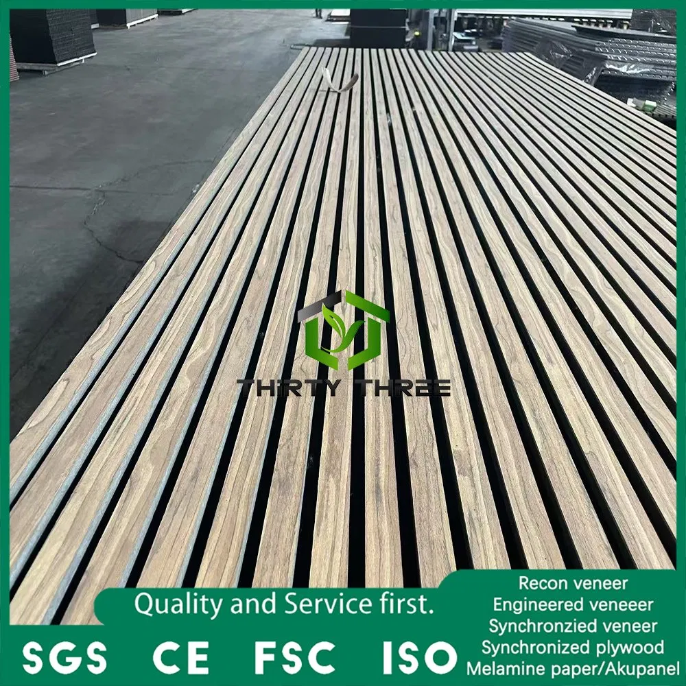 Superior Quality PVC Acoustic Wood Wall Panel for Decoration