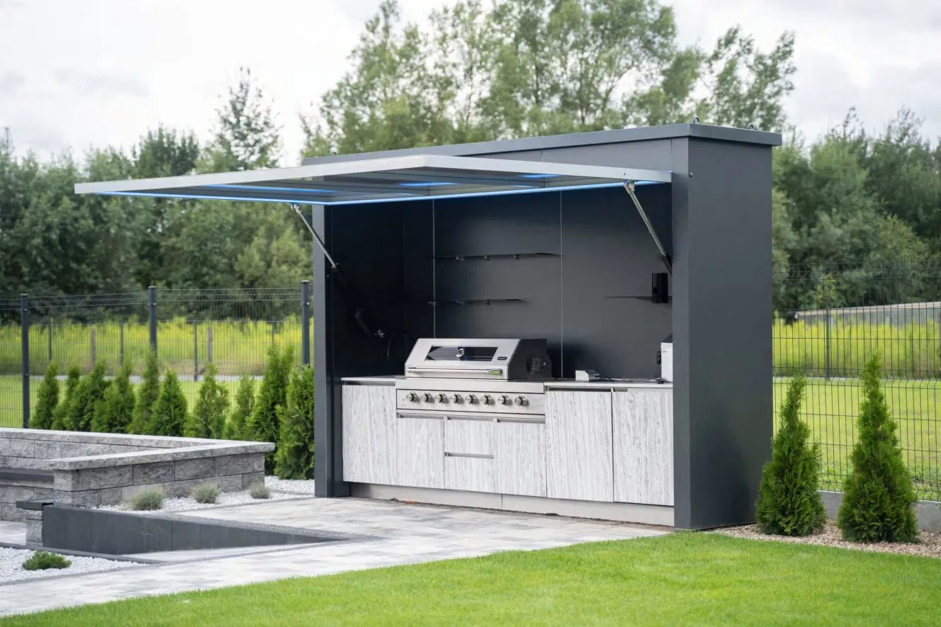 Weatherproof Outdoor Storage Cabinet - for Patio Furniture Cushions and Tools