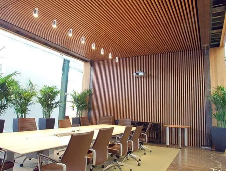 Indoor WPC Ceiling Panel Wood Plastic Composite Cladding
