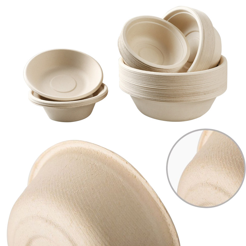 Food Container Disposable Biodegradable Bowl Bagasse Pulp Bowls