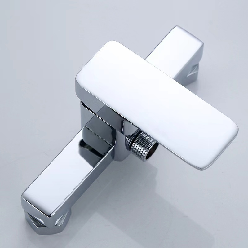 Смеситель для ванны и душа настенный, однорычажный