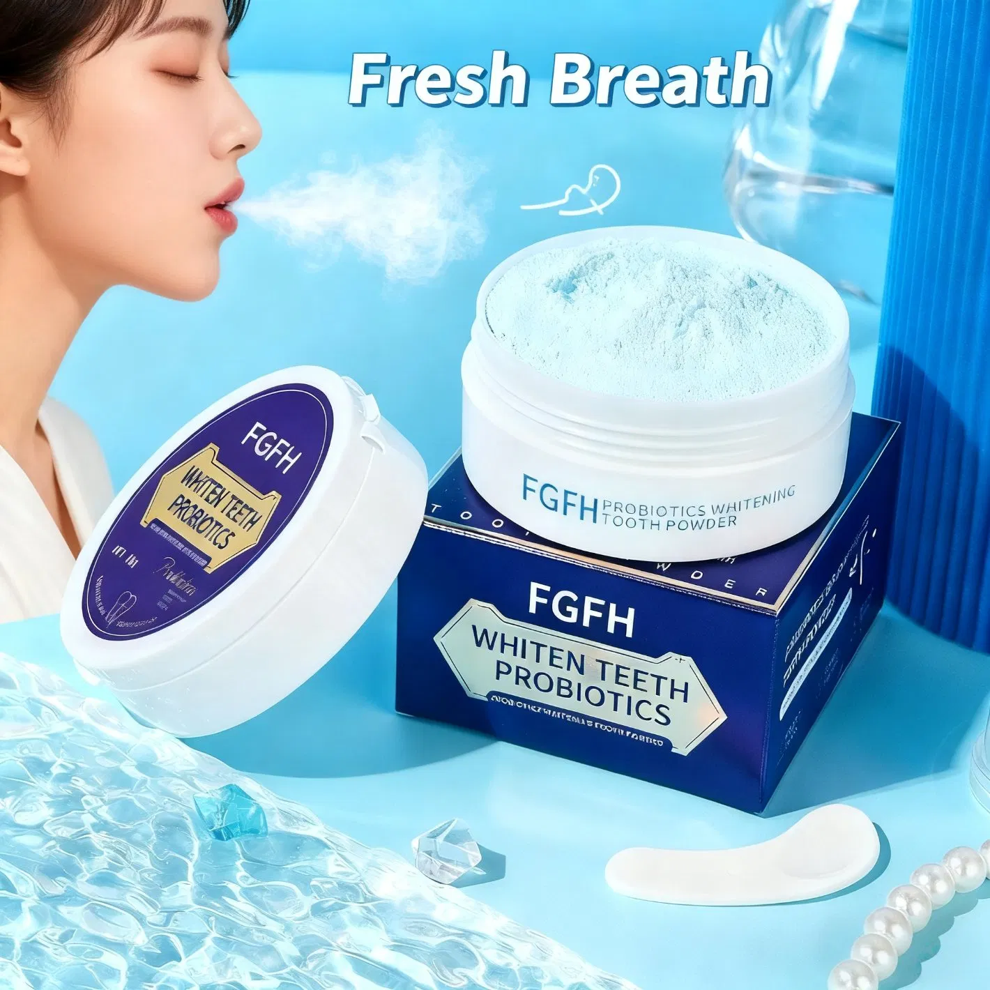Whitening Teeth Powder for Multi Purpose Dental Care White Teeth Removes Plaque