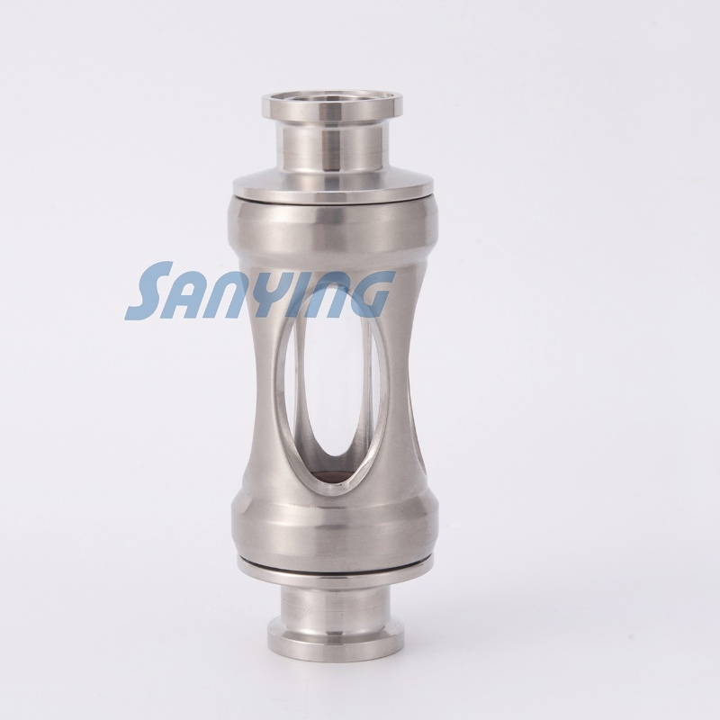 Casting 304/316L DN25 Heat-Resistant Sight Glass Tubular Sanitary Mirror with Factory Price
