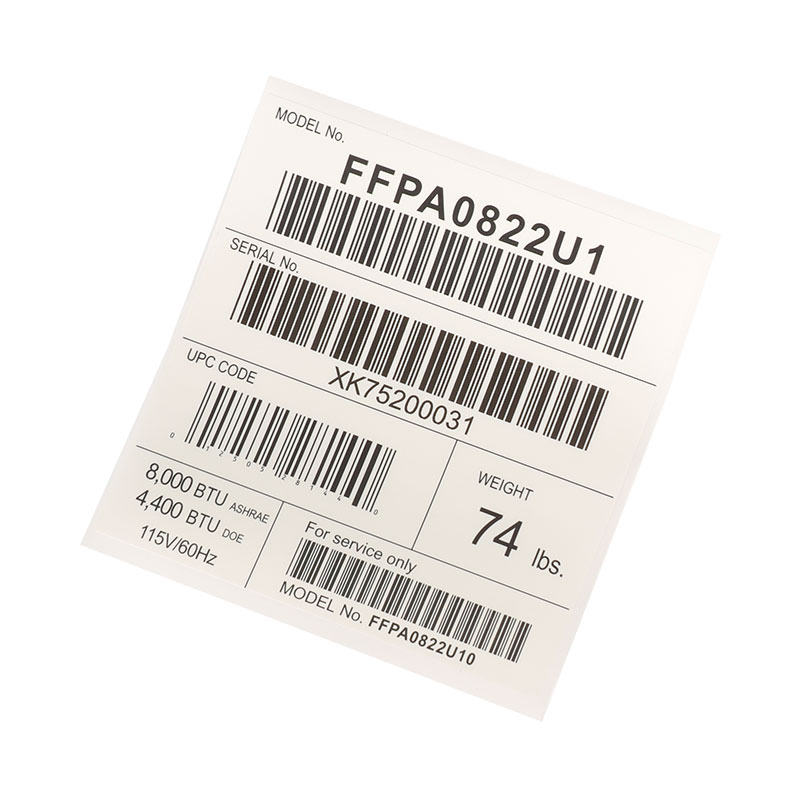 Long Lasting High Clarity Barcode Labels Custom for Retail Use