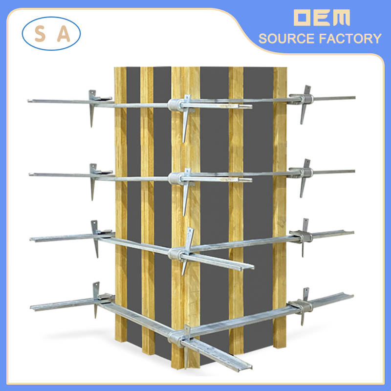 Hot Sale Building Material Formwork Square Column Clamp Concrete Beam Clamp Adjustable Column Clamp for Construction Hardware