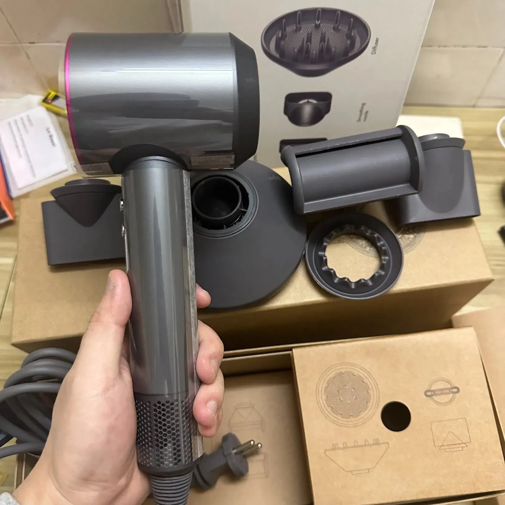 Factory Wholesale 1: 1 Hair Dryer HD08 (top-level original version) 5-in-1