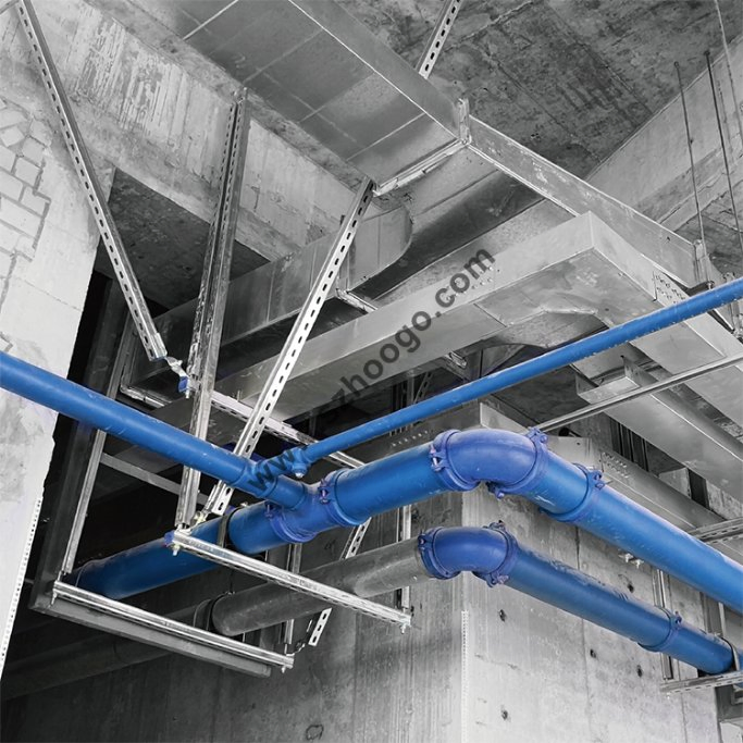 Seismic Stabilizer Bracket Seismic Support and Hanger for Air Duct High Quality Sway Bracing