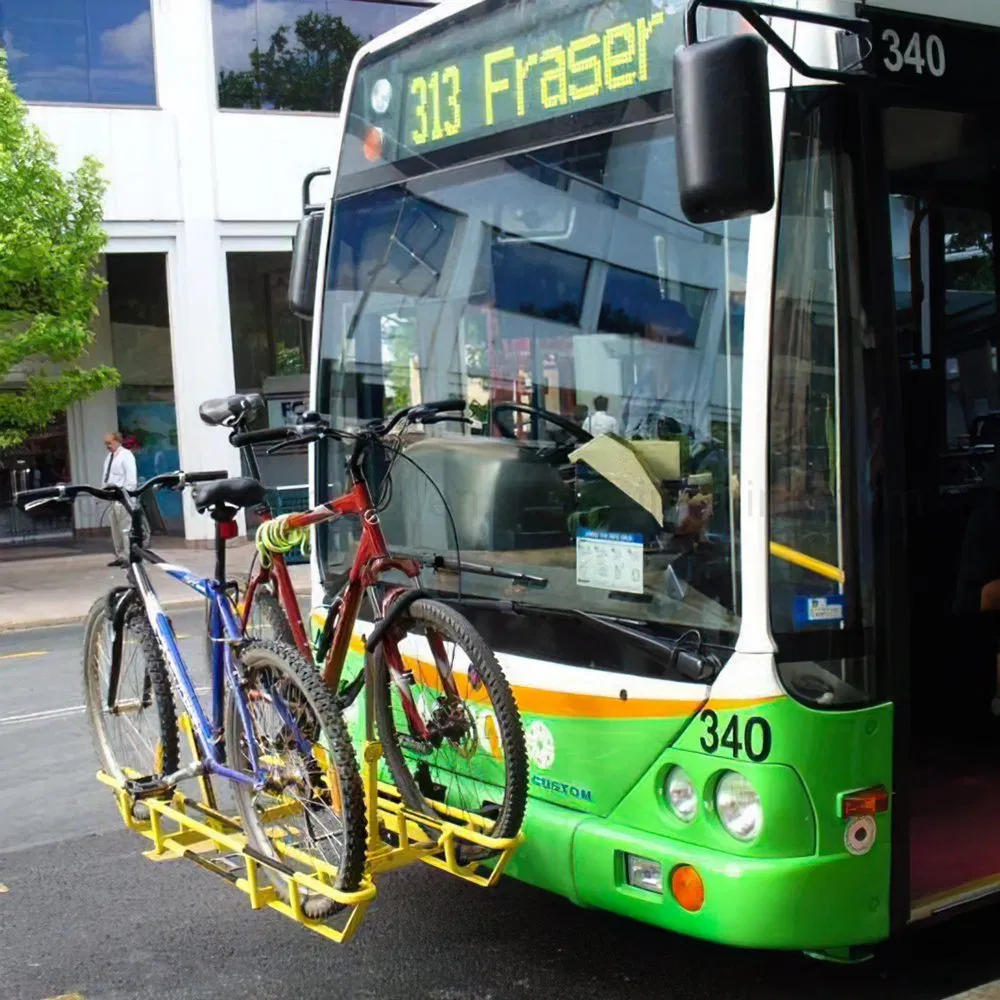 2-Position Transit Bike Rack Bus Bicycle Carrier for Eaiser Transportation