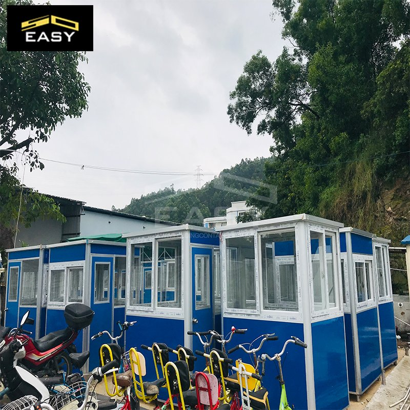 Cheap Assembly Sandwich Panel Outdoor Prefabricated Portable Security Booth