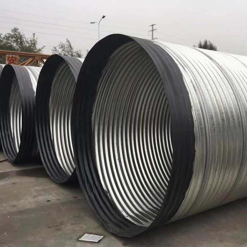 Spiral Corrugated Pipe Round Corrugated Steel Culvert Pipe