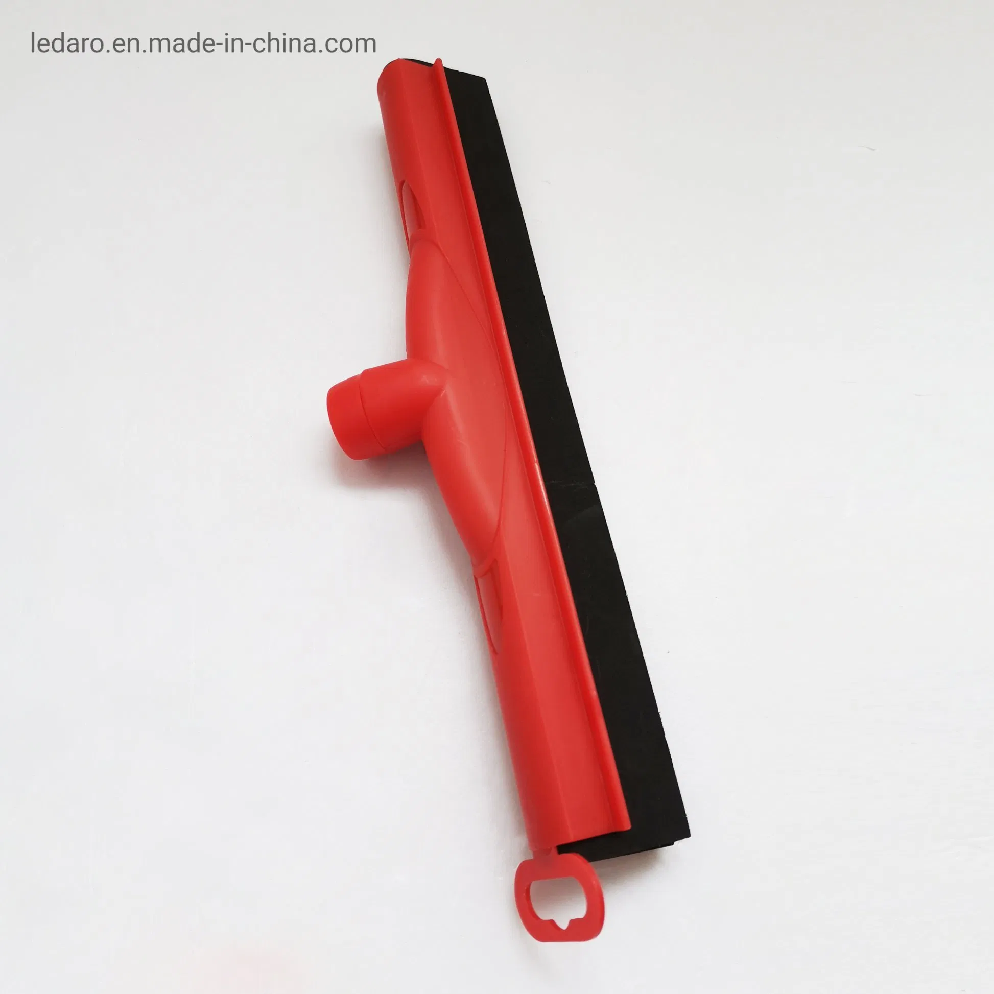 Soft Double Foam Rubber Floor Squeegee with Industrial Grade Plastic Frame 13" Length